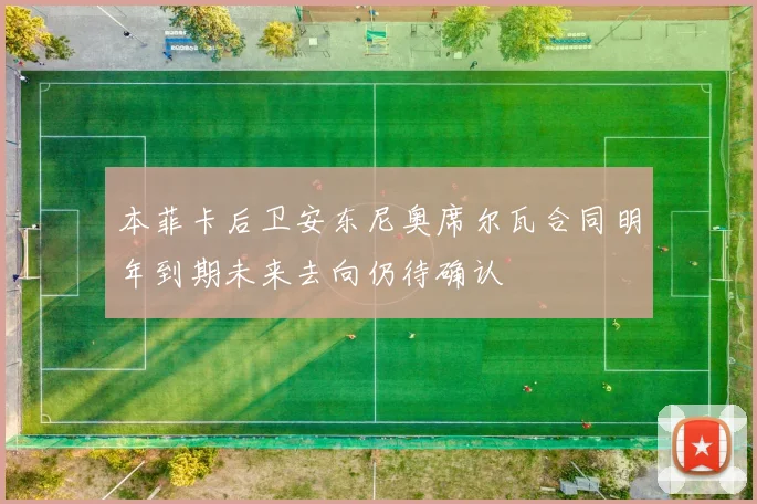 本菲卡后卫安东尼奥席尔瓦合同明年到期未来去向仍待确认